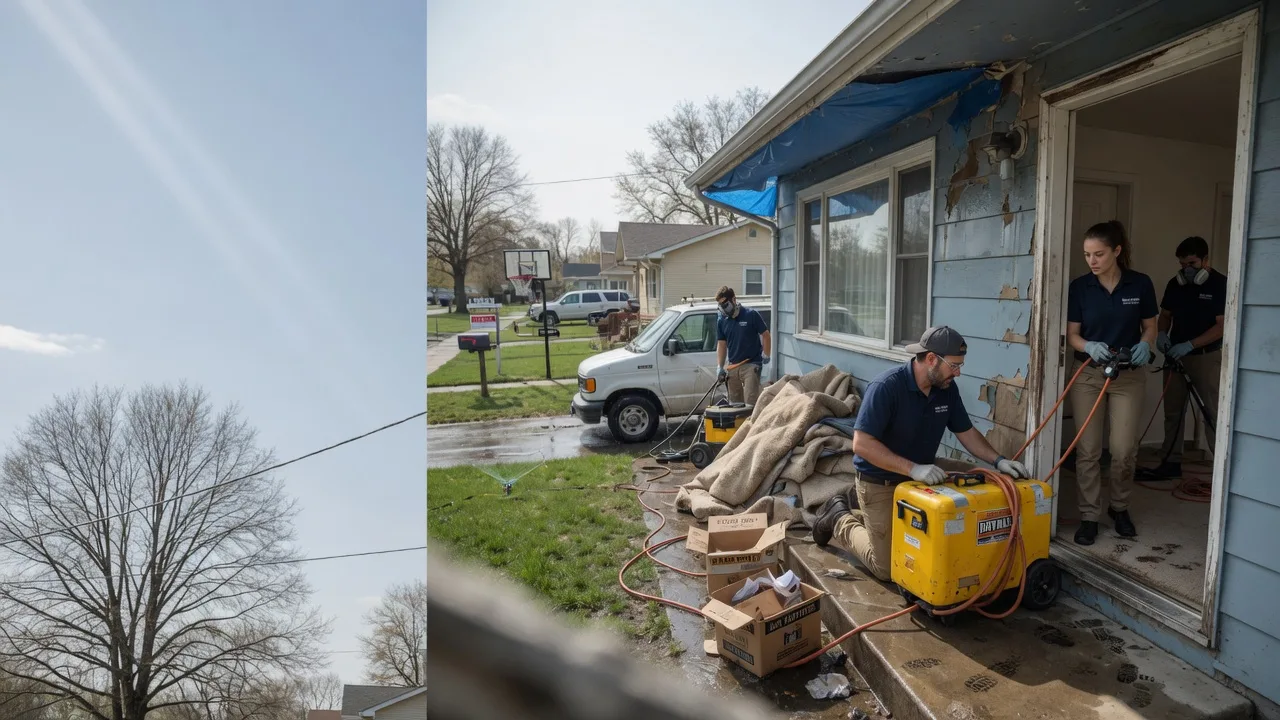 Basement Flood Cleanup in Delhi, IA near me